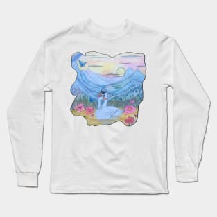 Geese in love Long Sleeve T-Shirt